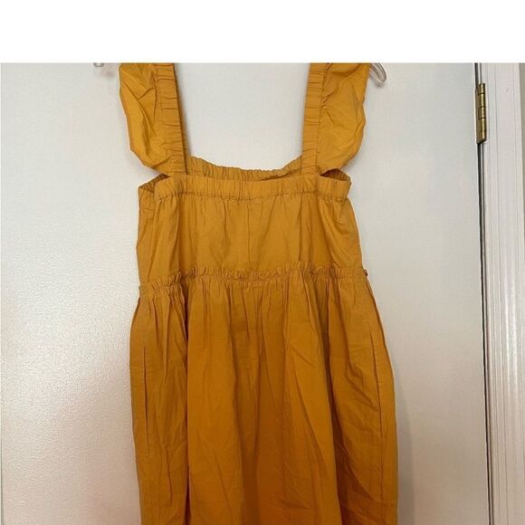 NWT Madewell Flutter Sleeve Mini Dress XL - Picture 5 of 6